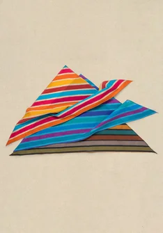 “Akira” organic cotton scarf - natural