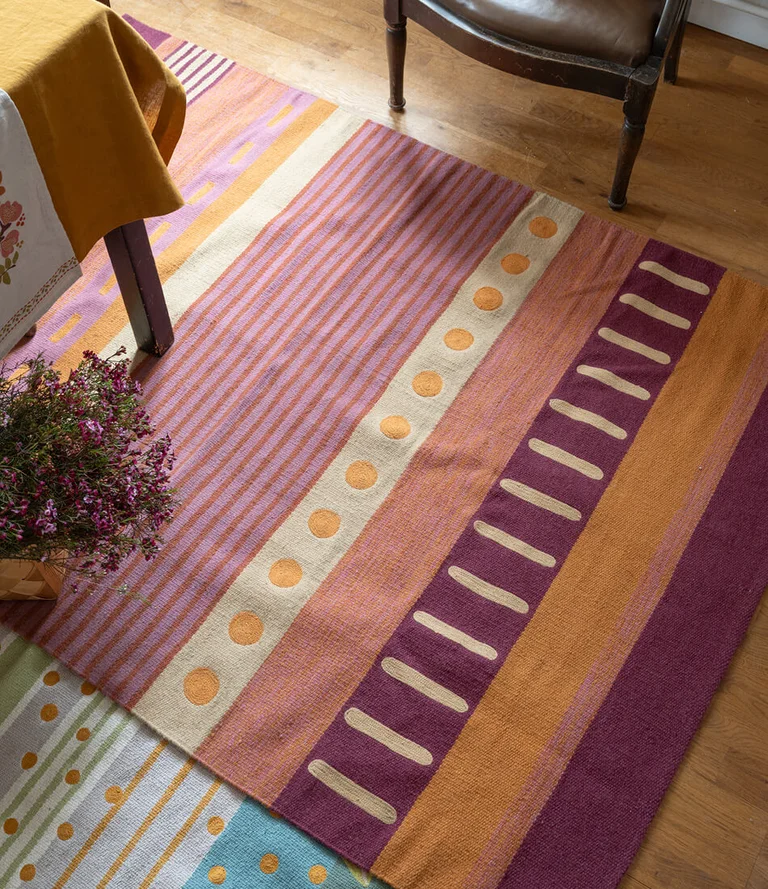 “Freja” wool rug