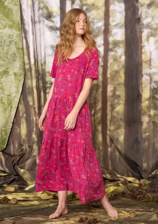 Robe « Myren » en jersey de modal - pivoine foncé