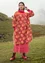 Kleid „Gulab“ aus Bio-Baumwollgewebe (feige S)