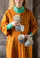 “Joy” ceramic mug - black/stripe