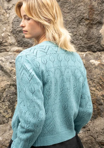 Gilet "Karamell" en laine d’agneau/polyamide - ruisseau de prairie