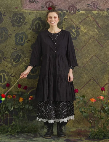 Kleid „Pimpinella“ aus Öko-Baumwolle - schwarz