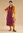 Tricot jurk "Billie" van biologisch katoen/modal - hibiscus/dessin