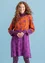 “Leia” organic cotton knit tunic (dark hydrangea S)