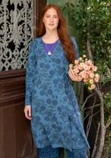 “Sabrina” organic cotton jersey dress - light indigo