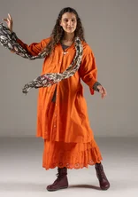 “Kelly” woven organic cotton dress - rosehip