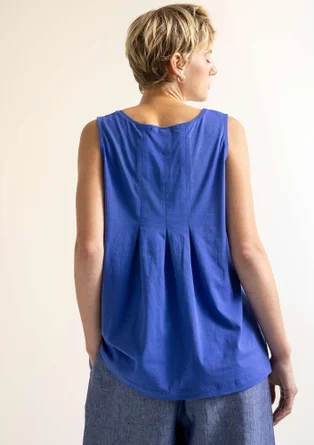 Organic cotton jersey tank top - lupin