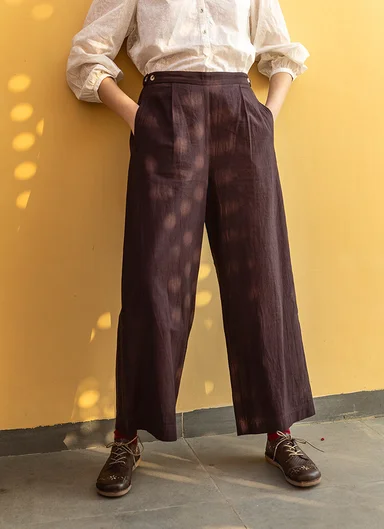 Woven trousers "Stina"