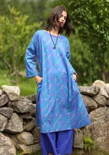 “Shiva” woven organic cotton dress - arctic blue