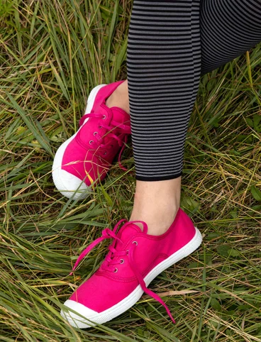 “Cordelia” fabric sneakers - hibiscus