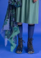Tørklæde "Astrid" i uld - mørk indigo