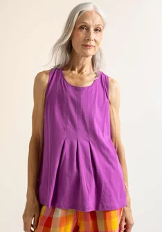 Organic cotton jersey tank top - mayflower