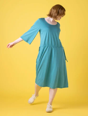 Jersey dress made of organic cotton/modal - aqua green