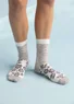 Chaussettes ”April” en coton biologique (gris S/M)