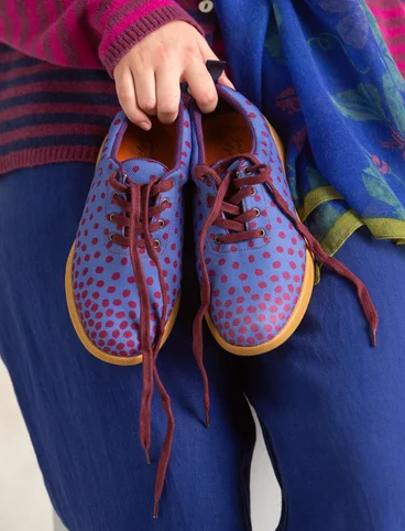 Sneakers "Juno" i genvundet polyester - himmelblå