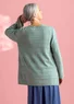 “Edna” recycled cotton favourite sweater (peppermint XL)