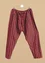 Pantalon "Ikat" en coton tissé (rouge garance S)