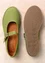 “Earth” nubuck strap shoes (asparagus 37)