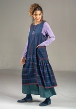 Woven “Kate” dress in organic cotton - ink blue