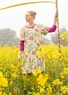 Jerseykleid „Midsommarnatt“ aus Bio-Baumwolle (holunderblüte XL)