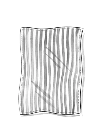 “Långrand” tablecloth in organic cotton - black