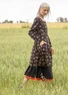 “Star” organic cotton jersey dress (black S)