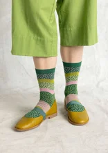 Ballerina flats in nappa - olive