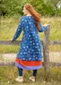 “Star” organic cotton jersey dress (porcelain blue S)