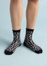 Chaussettes "Grace" en coton biologique (noir S/M)