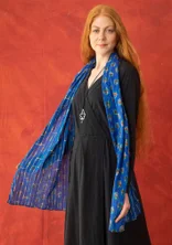 
Schal „Nepal“ aus Bio-Baumwolle - mitternachtsblau
