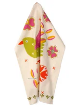 “Rosemary” organic cotton kitchen towel - kiwi