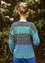 “Bhutan” organic/recycled cotton cardigan (turquoise M)