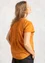 Short-sleeve “Pytte” blouse in organic cotton (amber/patterned S)