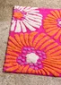 “Poppies” organic cotton bath mat (dark peony One Size)