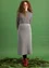 Lambswool blend skirt (light grey S)