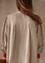 Longue chemise de peintre "Anna" en lin (naturel foncé S)