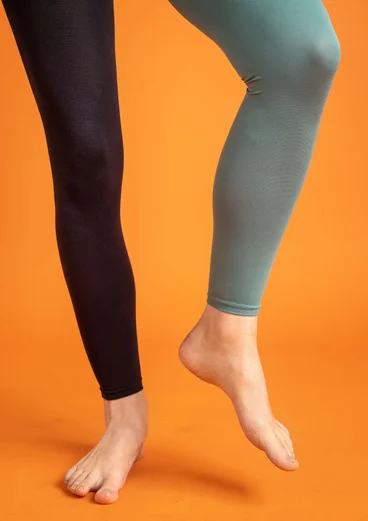 Legging uni en polyamide recyclé - noir