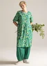 Robe "Yasmina" en jersey de coton biologique (malachite S)