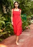 “Sunbeam” woven organic cotton dress (rosehip S)