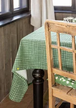 “Joy” tablecloth in organic cotton - seaweed