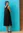 Robe en jersey de coton biologique - noir