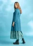 “Luna” jersey dress in lyocell/spandex (petrol blue S)