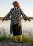 “Flora-Li” cardigan in organic/recycled cotton (black S)