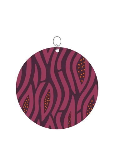 Pendentif "Botswana" en bois - raisin