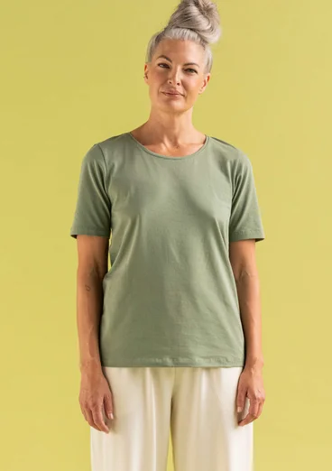 “Jane” T-shirt in organic cotton/spandex - hopper