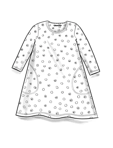 Jerseykleid „Elisabet“ aus Bio-Baumwolle/Modal - schwarz