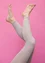 Solid-colour leggings made from recycled polyamide (elephant grey S/M)
