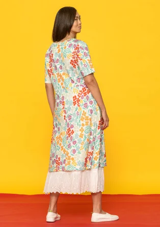 “Ingrid” jersey dress in cotton/modal - vanilla