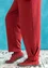 Pantalon "Cozy" en jersey de coton biologique/élasthanne  (rouge agate S)